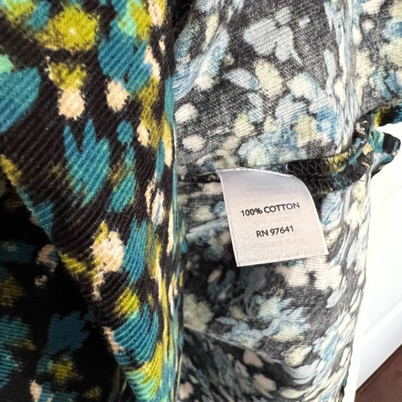 J.Jill Corduroy Blouse/Jacket | blue-green | xs - Picture 11 of 13